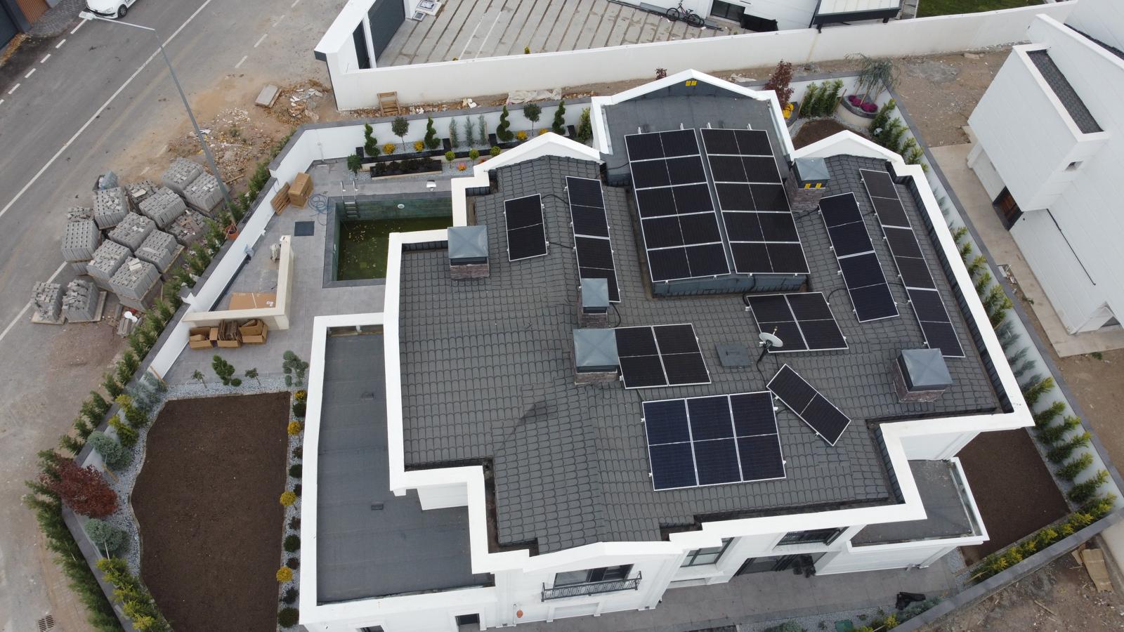 Evsel Güneş Enerji Santrali Kurulumu